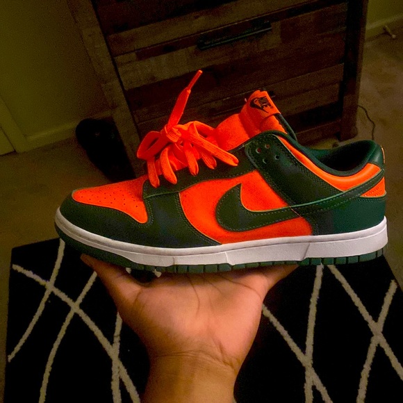 Miami Hurricane Nike Dunks - Picture 1 of 5